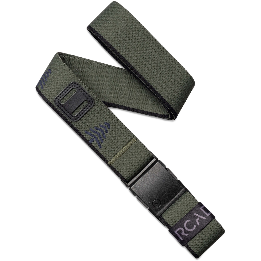 Arcade Adventure A2 Оригинальный эластичный пояс из черного дерева - зеленый плющ / черный