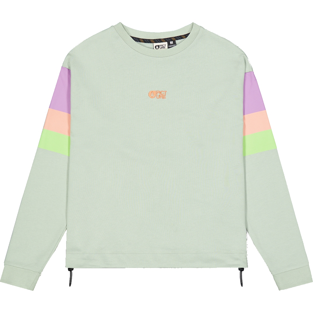 Productfoto van Picture Trisse Crew Sweatshirt Dames - Cloudy Blue