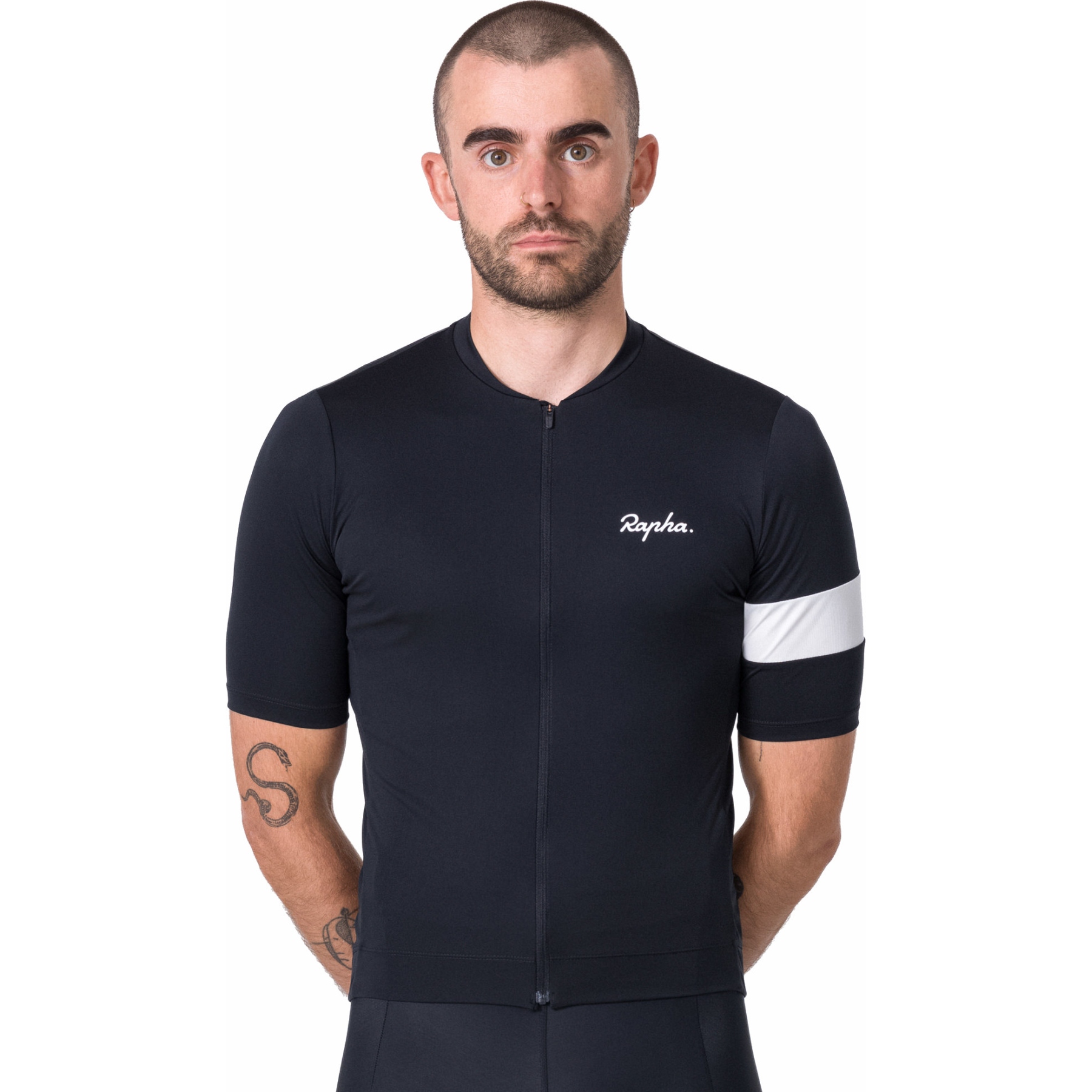 Foto de Rapha Maillot de Manga Corta Hombre - Core - negro/blanco