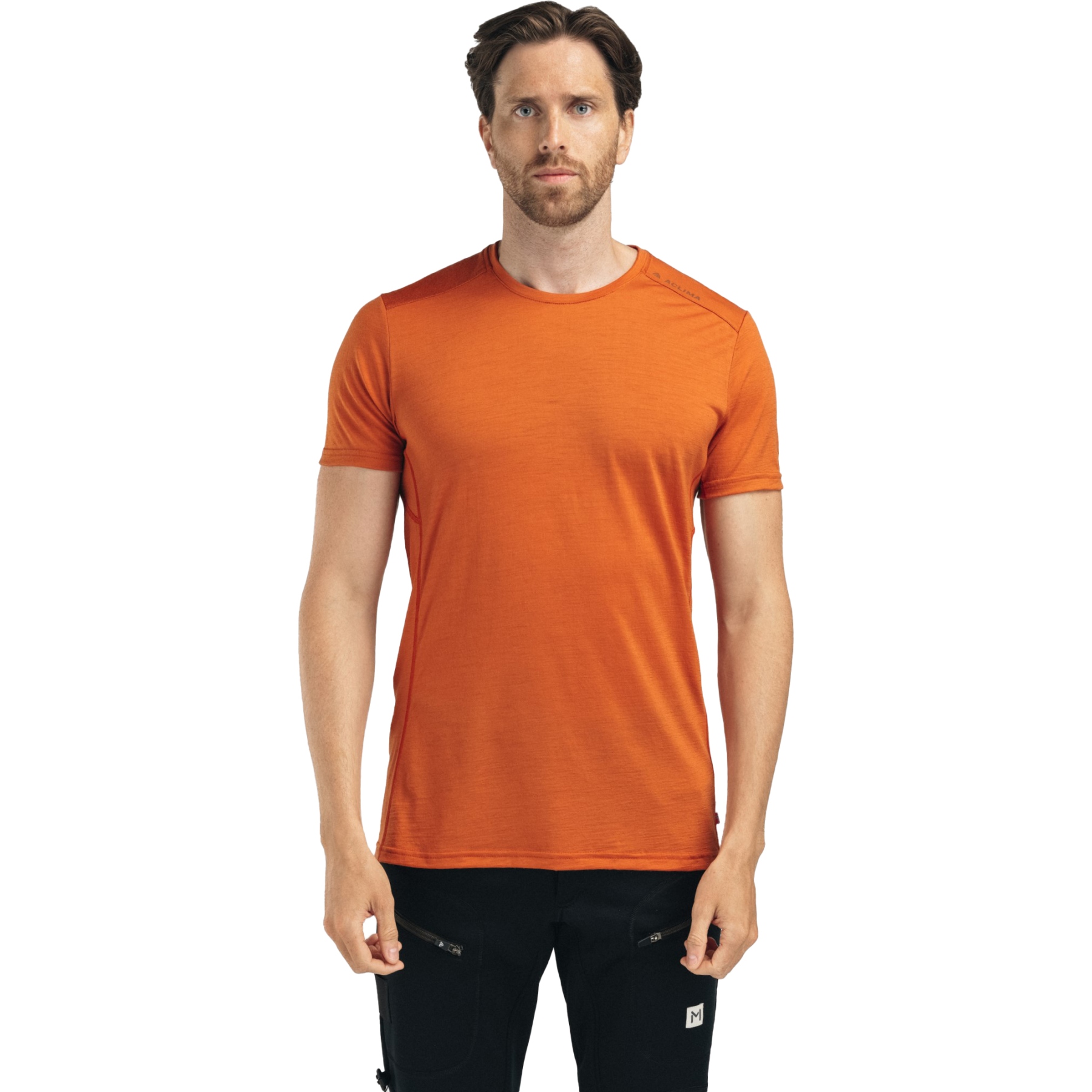 Bild von Aclima Lightwool 140 Trail T-Shirt Herren - apricot orange
