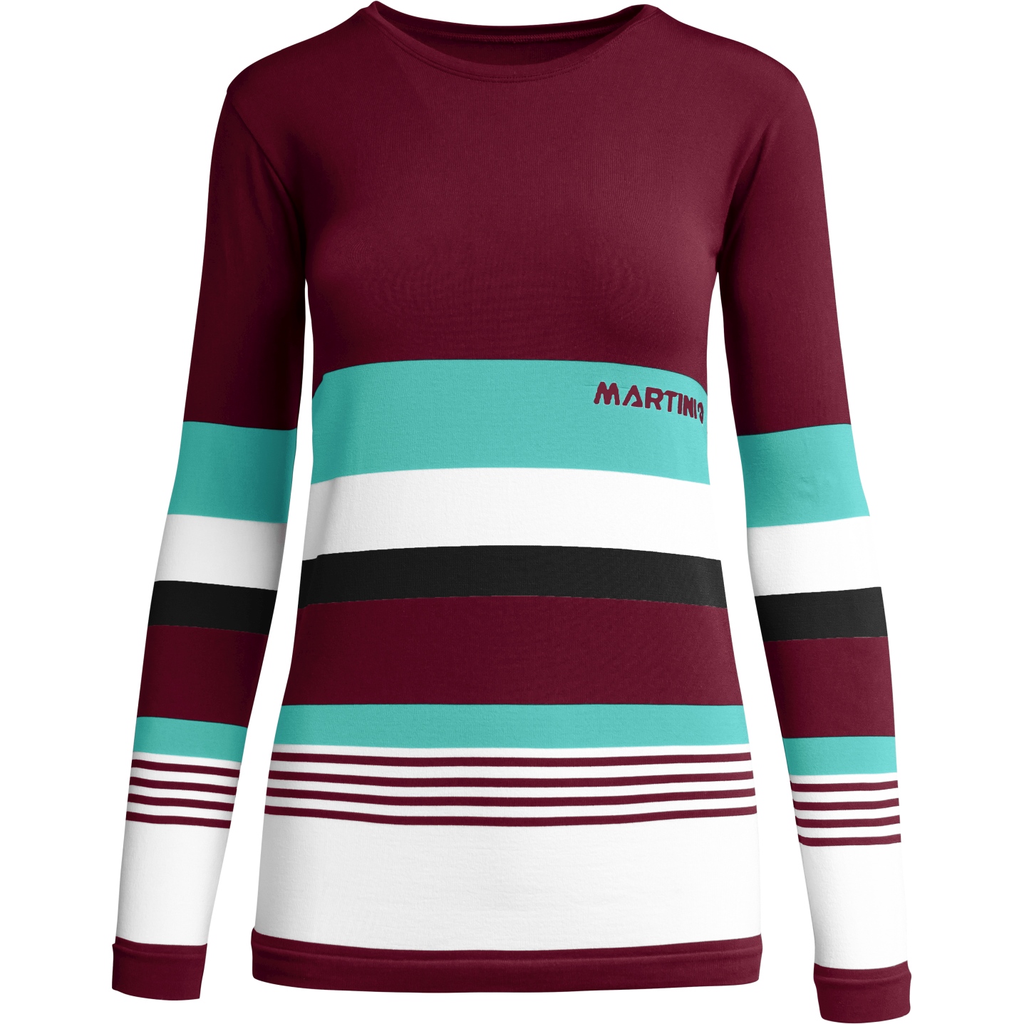 Picture of Martini Sportswear Passion Women&#039;s Long Sleeve Shirt - plume/surf/black