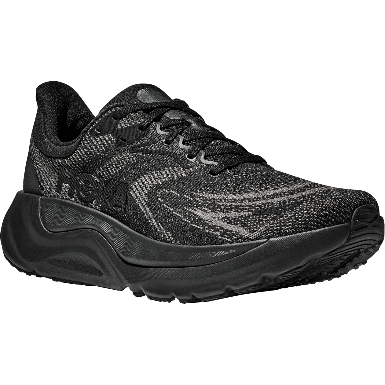 Bild von Hoka Arahi 8 Wide Laufschuhe Herren - schwarz / schwarz