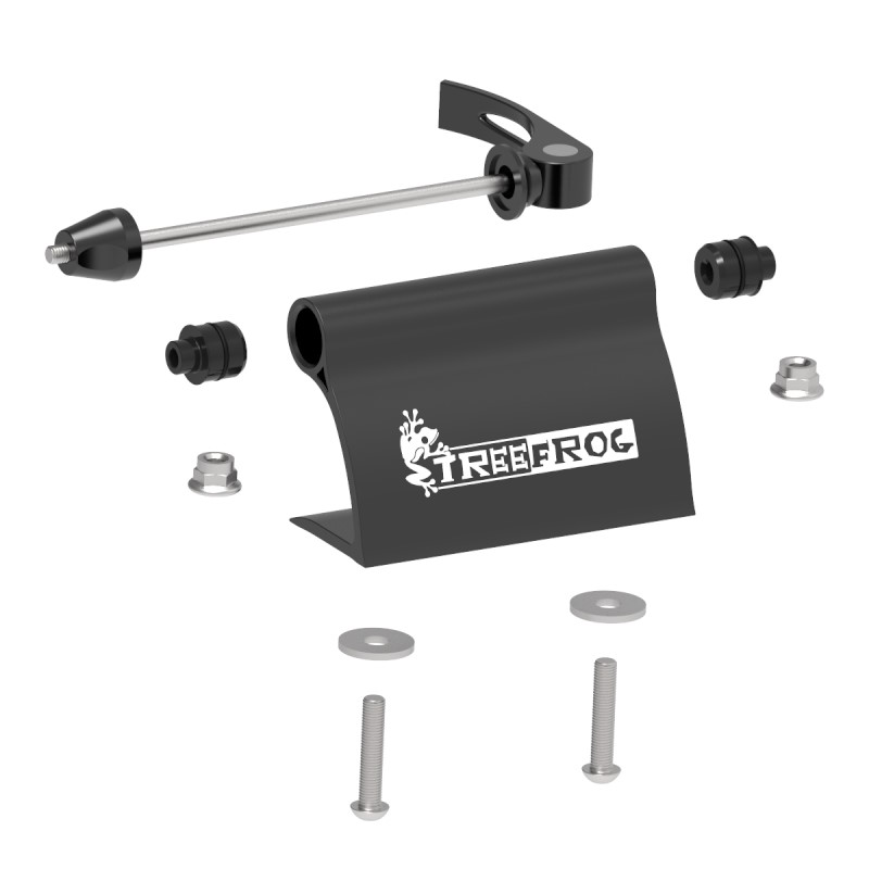 Immagine prodotto da TreeFrog Montaggio su Forcella - Fork Mount - 12x100 mm Perno Passante +  9x100 mm Sgancio Rapido