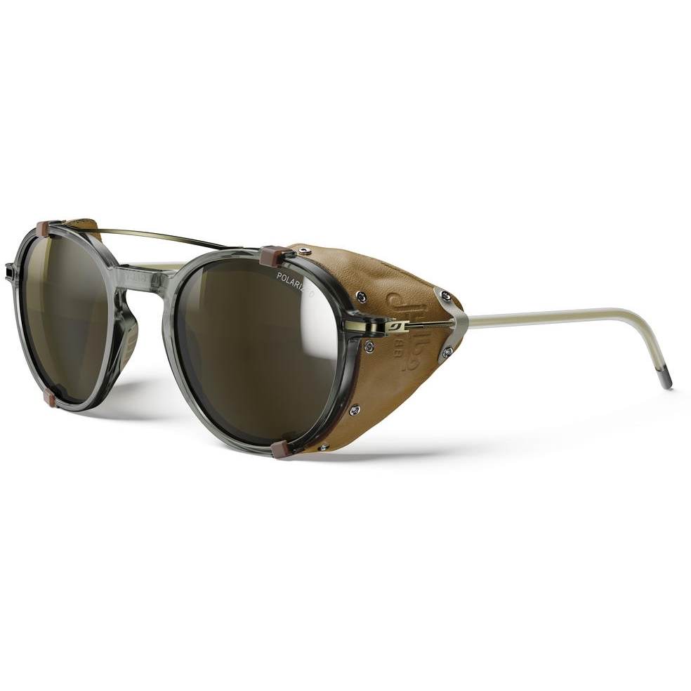 Produktbild von Julbo Legacy Polarized Brille - Shiny Translucent Light Gray - Gold - Silver Flash / Spectron 3