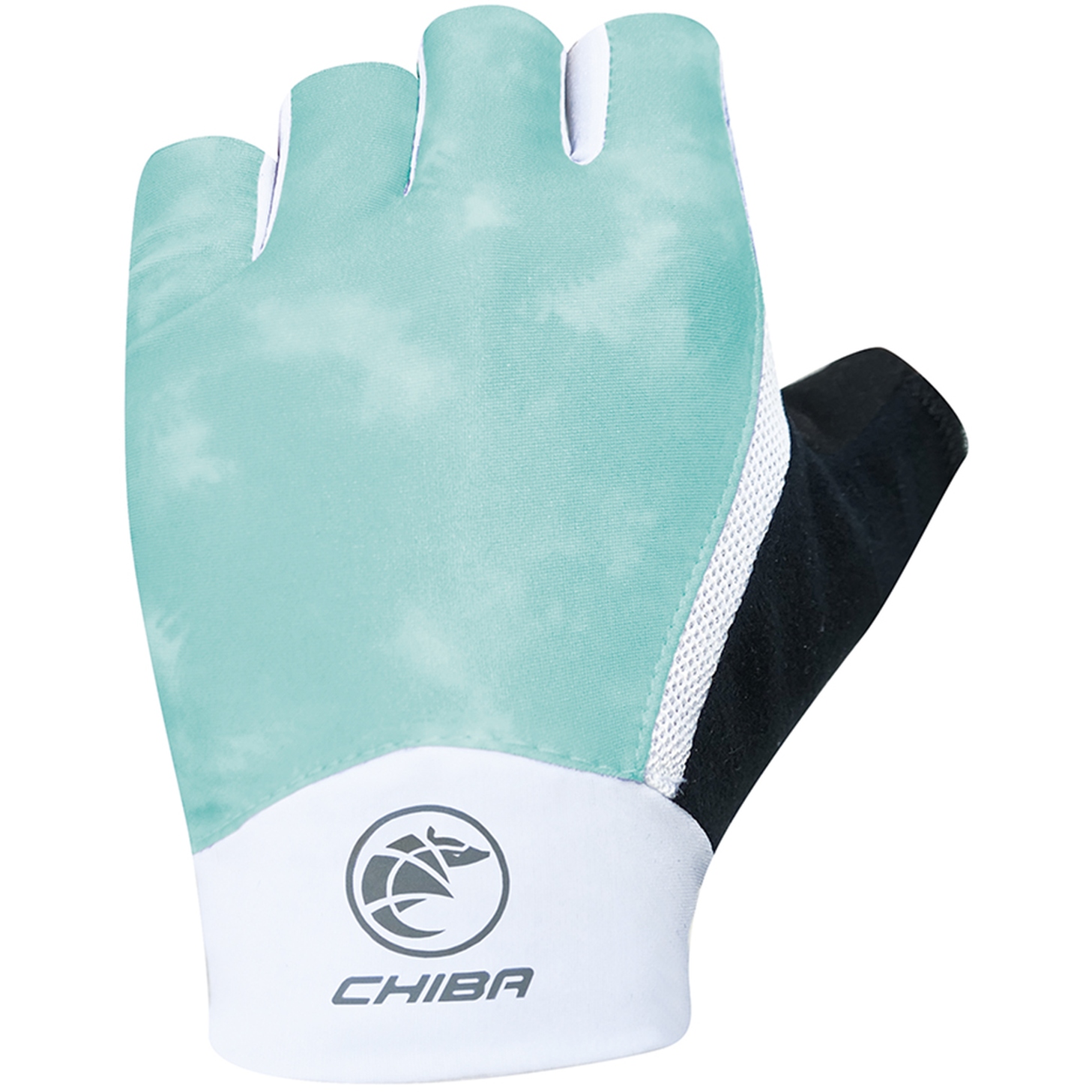 Produktbild von Chiba Tie Dye Kurzfinger-Handschuhe Damen - petrol