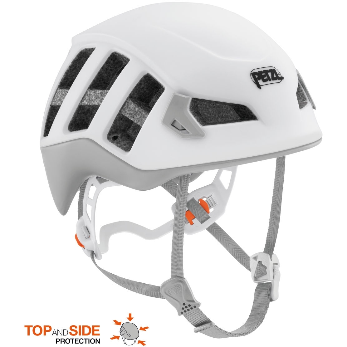 Productfoto van Petzl Meteora Helmet - white/gray
