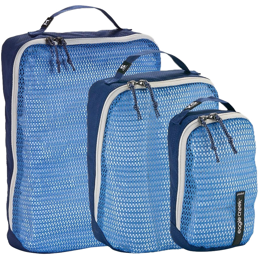Produktbild von Eagle Creek Pack-It™ Reveal Cube Set - Packtaschen-Set - aizome blue grey