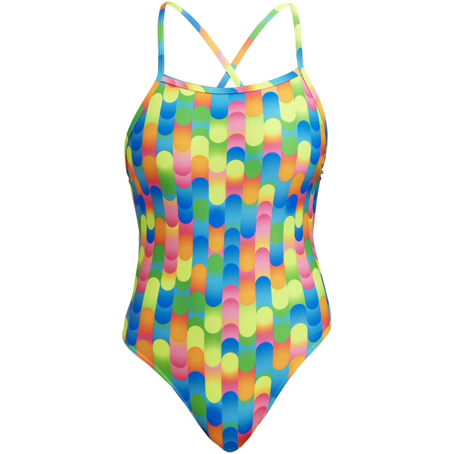 Picture of Funkita Tie Me Tight Eco One Piece Swimsuit Women - Blocked Dotty