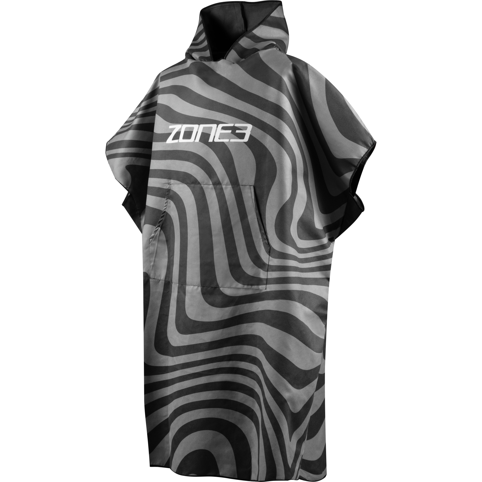 Foto de Zone3 Abrigo para Cambiarse - Microfibre - negro/gris