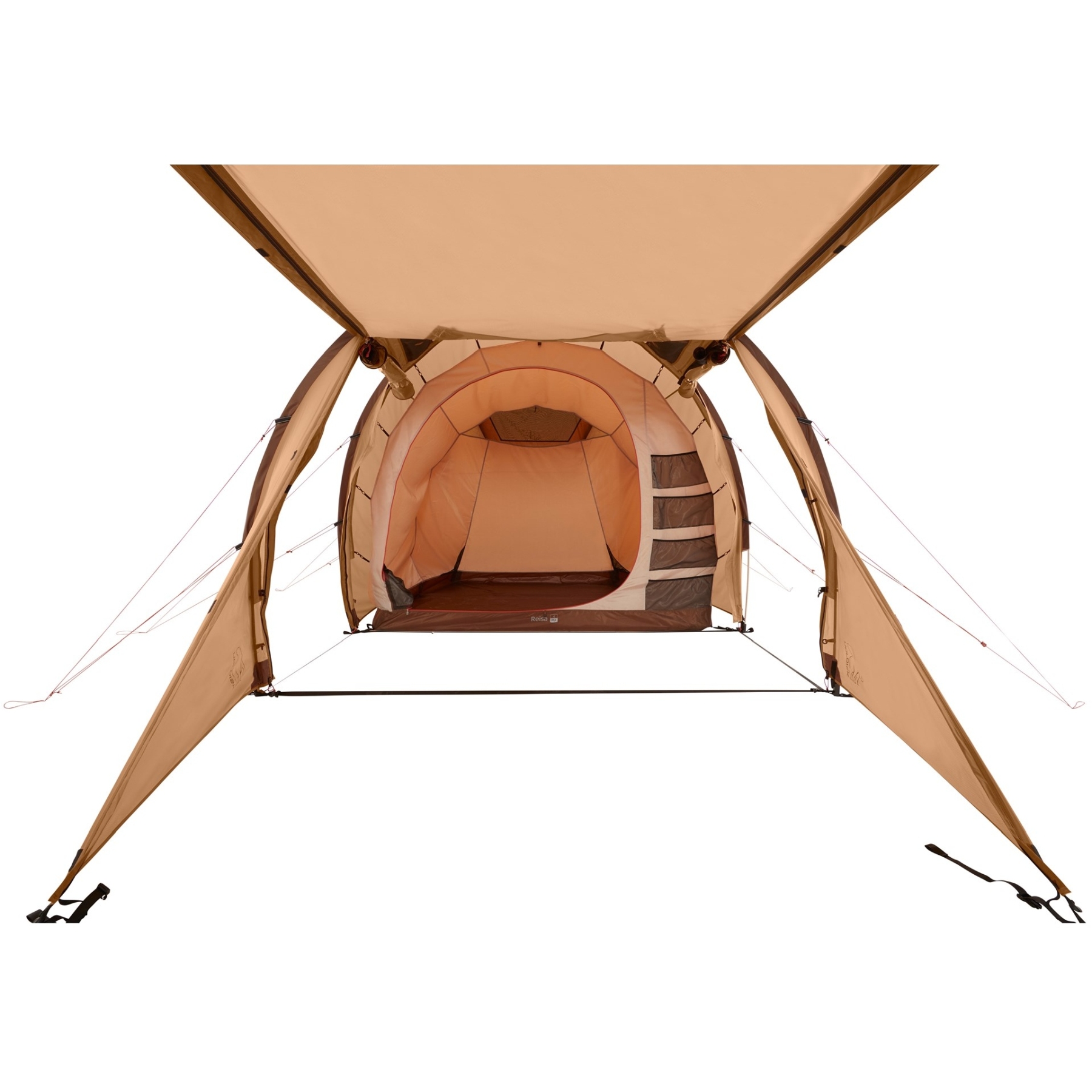 Nordisk Reisa 4 PU Tent - cashew/brown | BIKE24