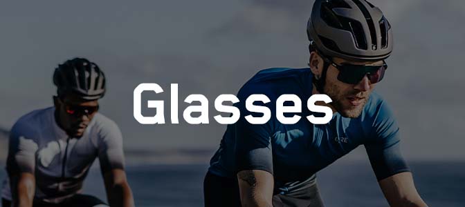 Cycling glasses also with tinted lenses