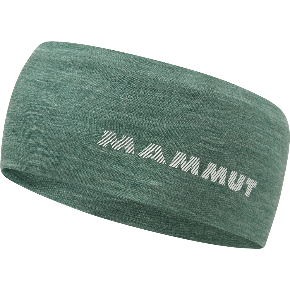 Produktbild von Mammut Tree Wool Stirnband - dark jade melange