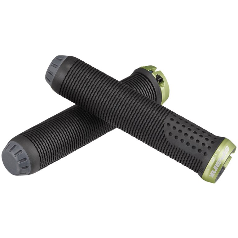 Picture of Spank Spike Grip 30 Lock On Grips - black/green