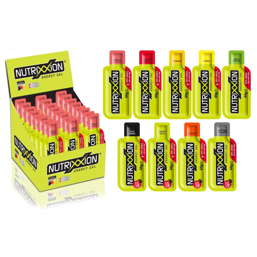 Productfoto van Nutrixxion Energy Gel with Carbohydrates and Vitamins - 24x44g