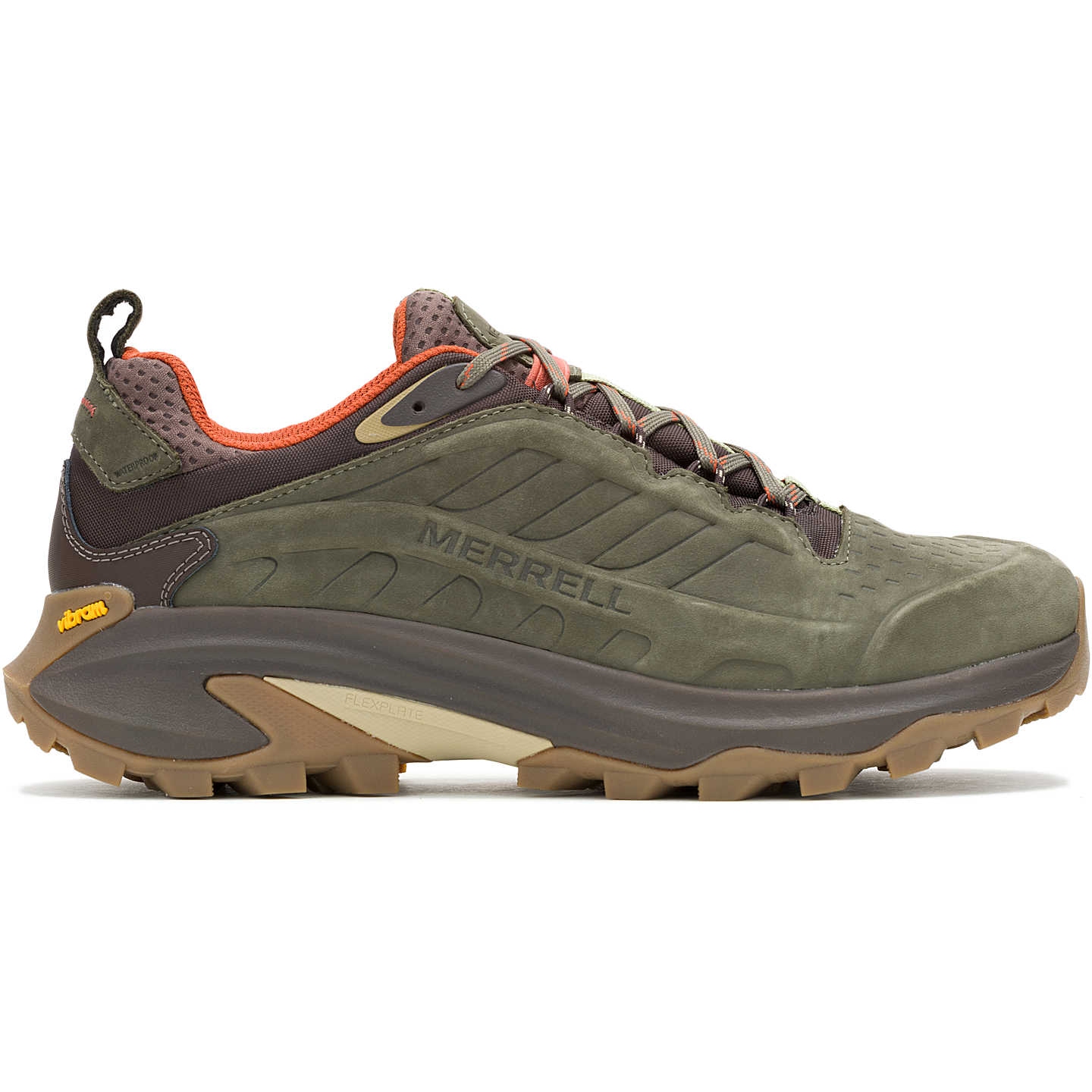 Produktbild von Merrell Moab Speed 2 Waterproof Leder Wanderschuhe Herren - olive