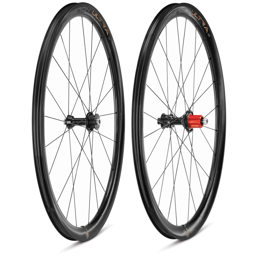 Picture of Campagnolo Hyperon Ultra Wheelset - 28&quot; | Carbon | 2-Way Fit | AFS - 12x100mm | 12x142mm - N3W