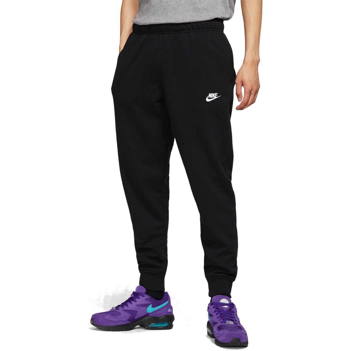 Nike Sportswear Club Men's French Terry Joggers black/black/white BV2679-010