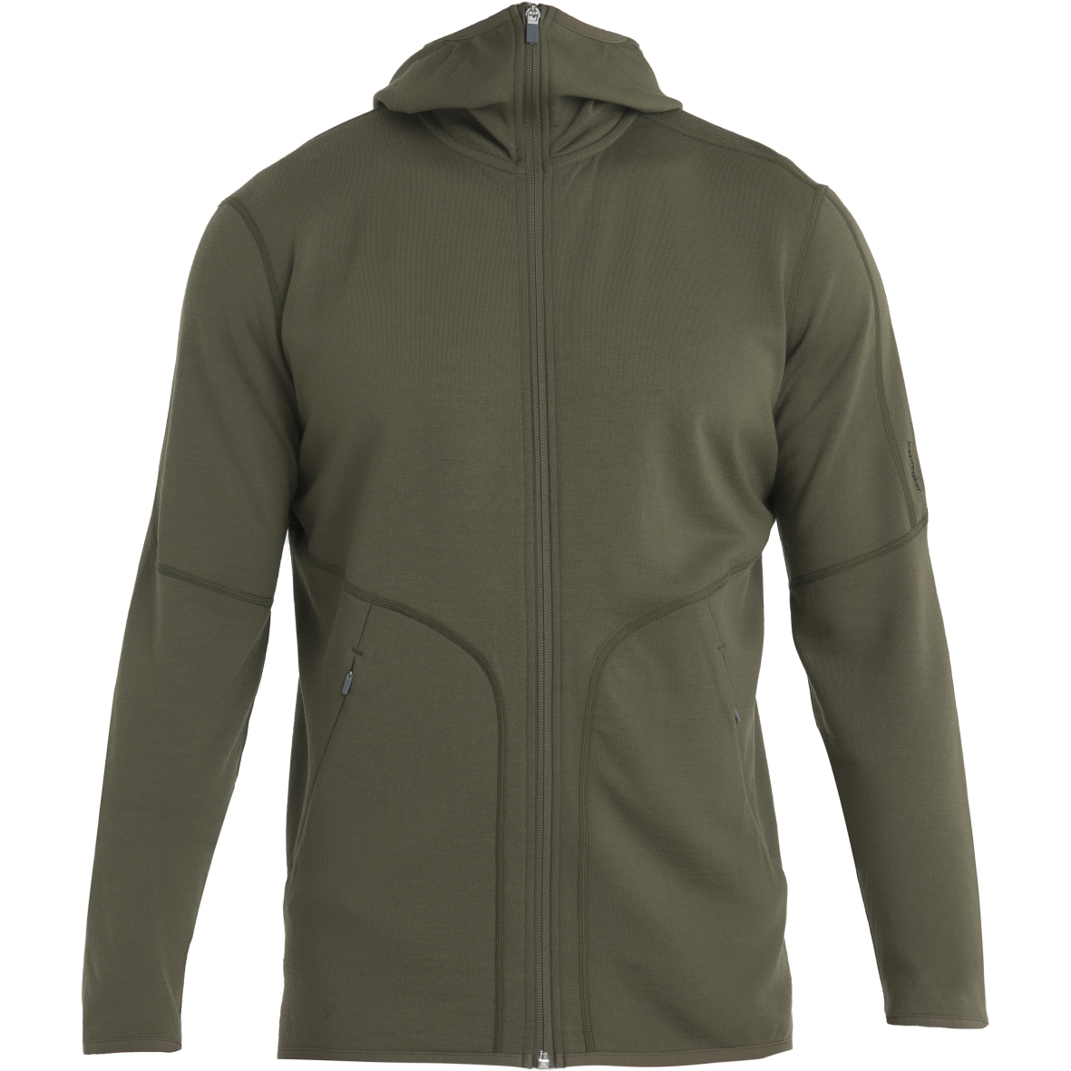 Men's elemental long 2024 sleeve zip hood