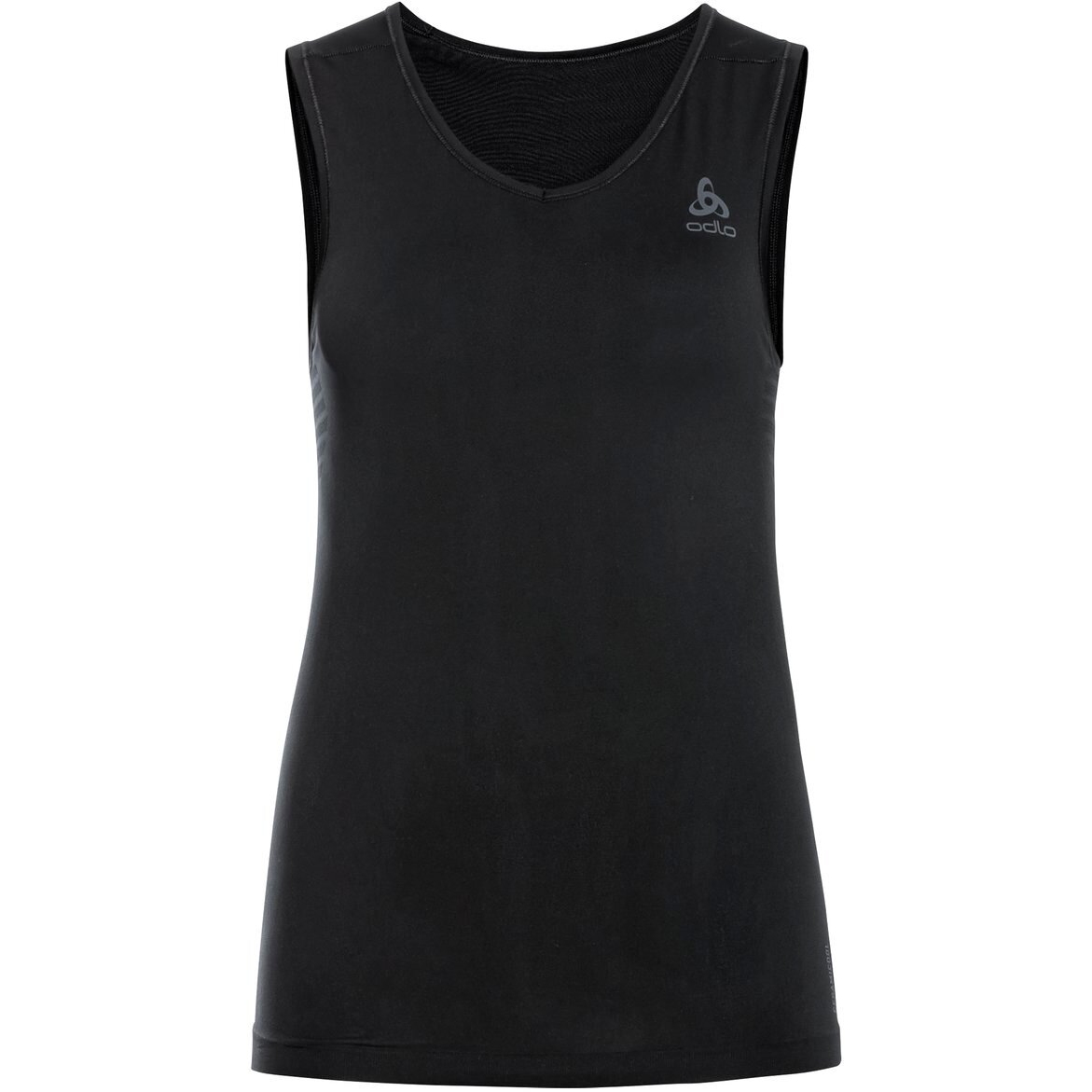 Productfoto van Odlo Performance X-Light V-Neck Hemd zonder Mouwen Dames - zwart