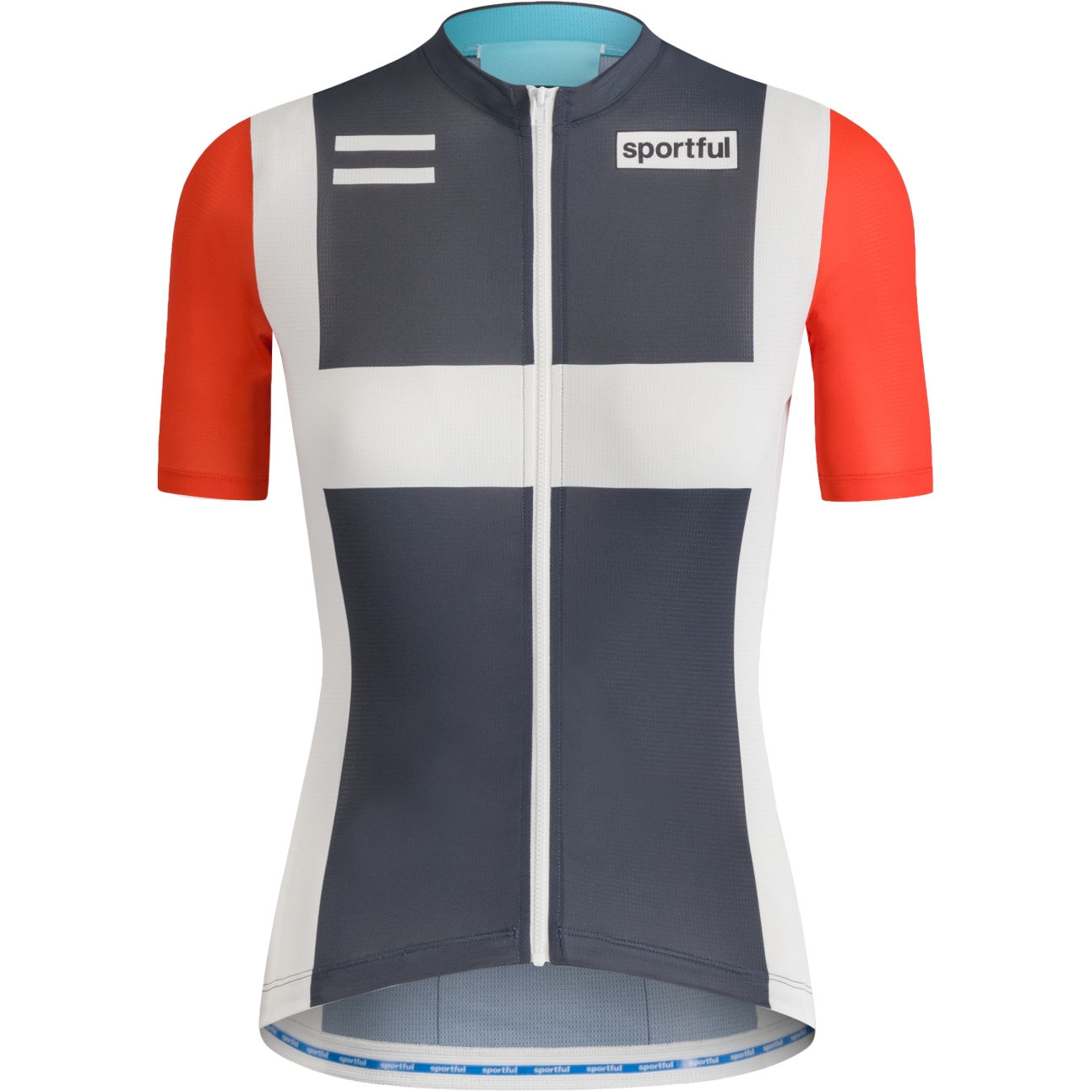 Picture of Sportful Classic Heritage Jersey Women - 456 Heritage Blue White Red Cyano