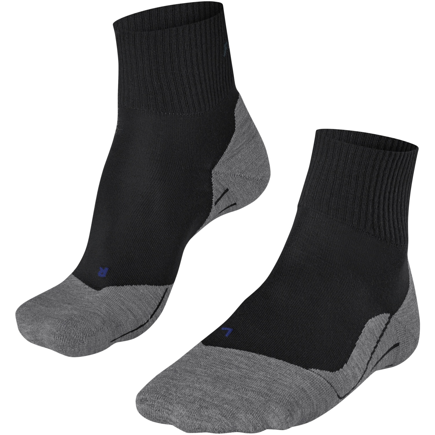 Picture of Falke TK5 Wander Cool Short Trekking Socks Women - black-mix 3010 (16128)