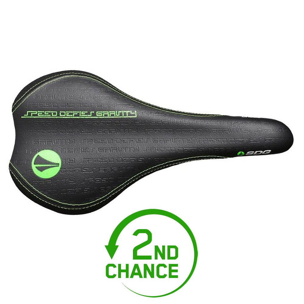 SDG Circuit MTN Ti-Alloy Saddle - black/lime green - 2nd Choice | BIKE24