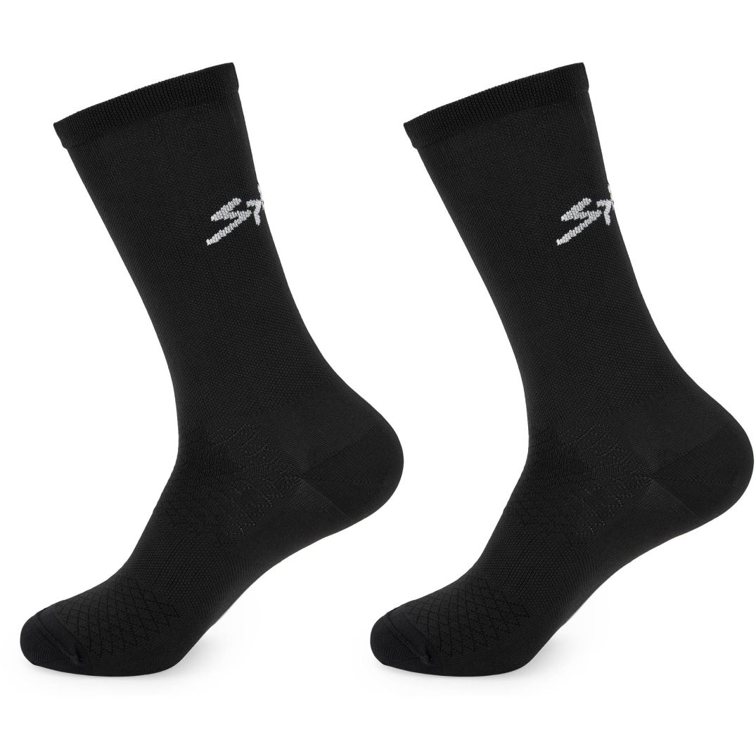 Image of Spiuk ANATOMIC Long Socks 2 Pack - black