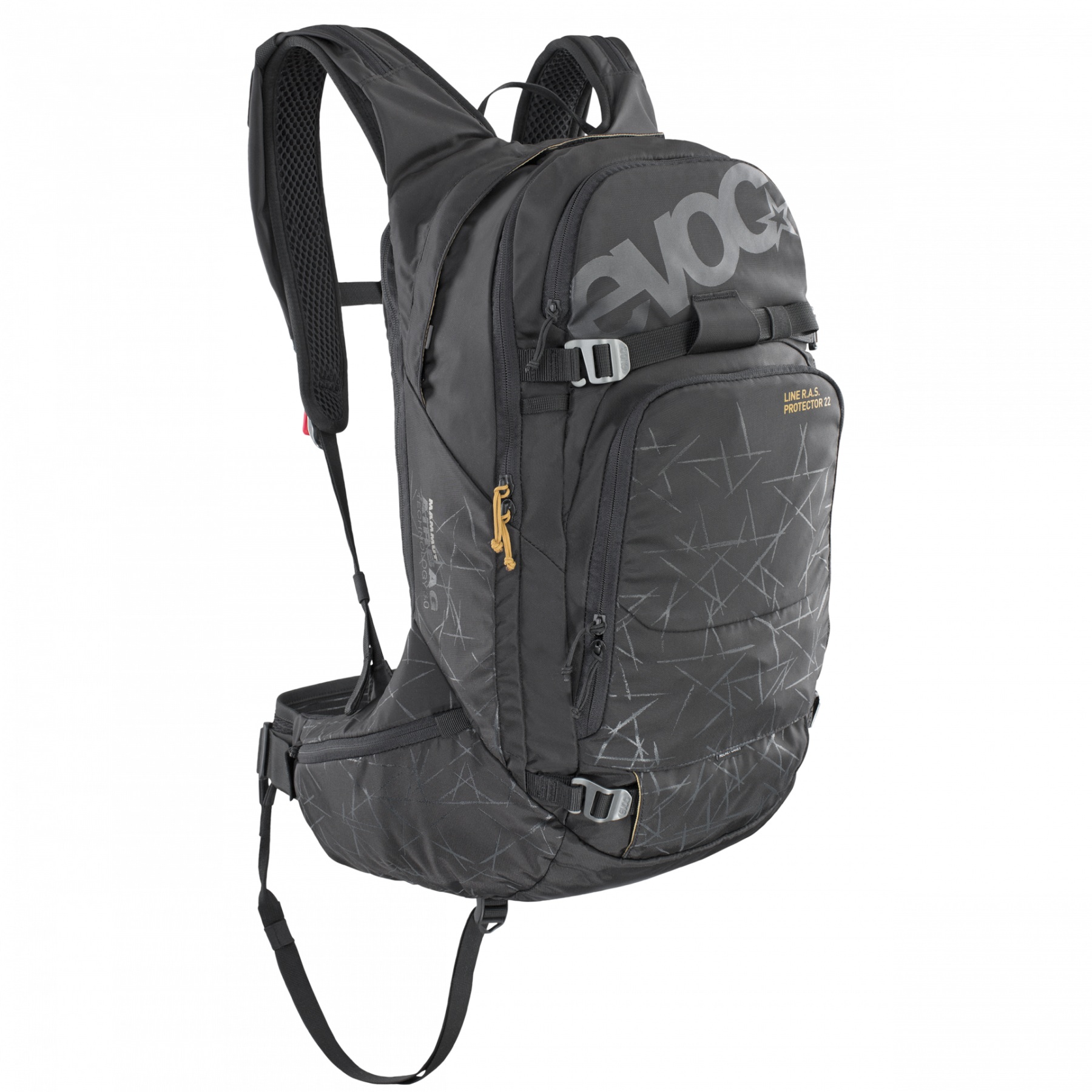 Picture of EVOC LINE R.A.S. PROTECTOR 22L Backpack - Black