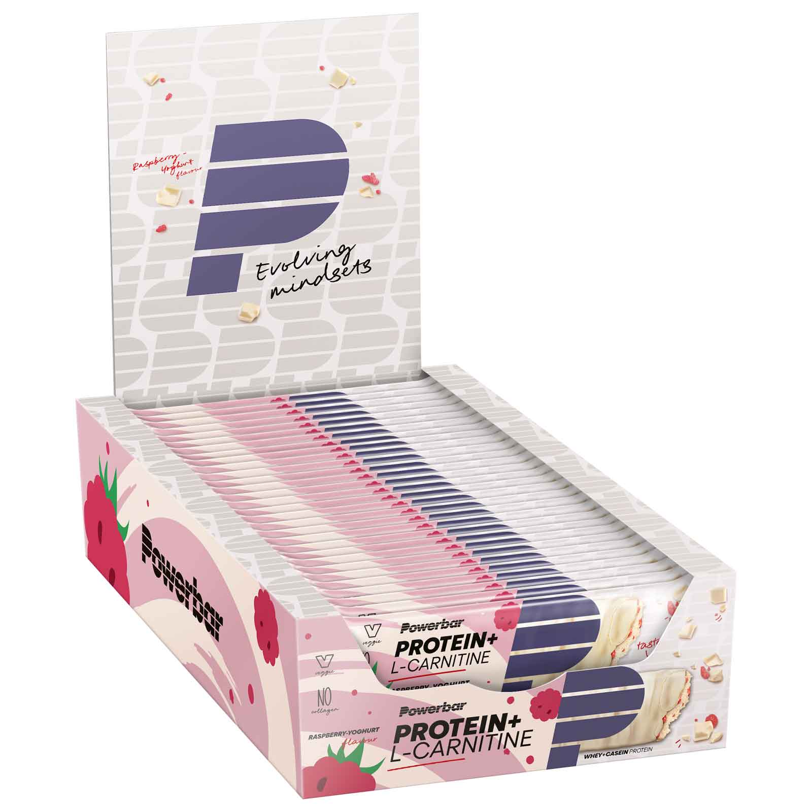 Produktbild von Powerbar Protein Plus L-Carnitine - Eiweiß-Riegel - 30x35g