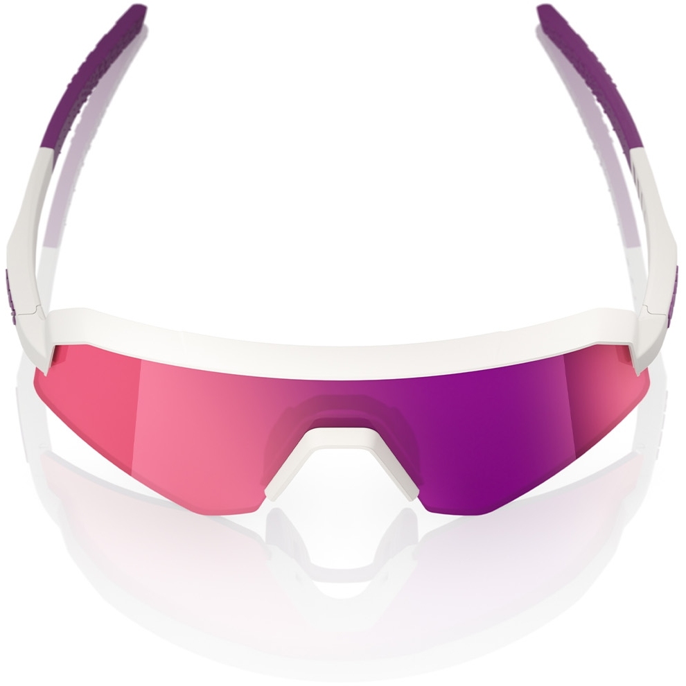 100% Slendale SL Glasses - Matte Chalk / Purple Mirror | BIKE24