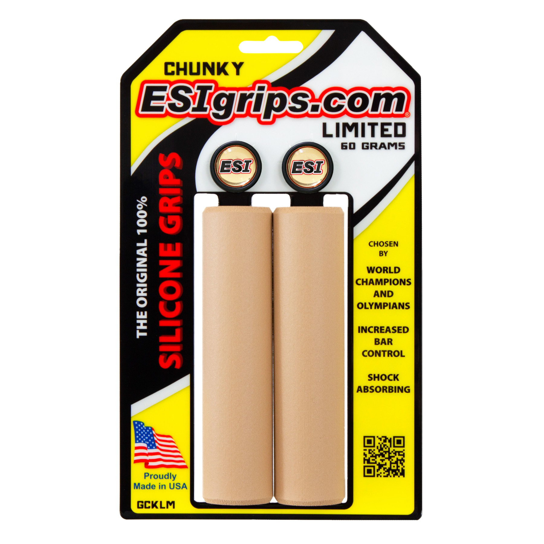 ESI Grips Chunky Handlebar Grips - Tan (Limited Edition)