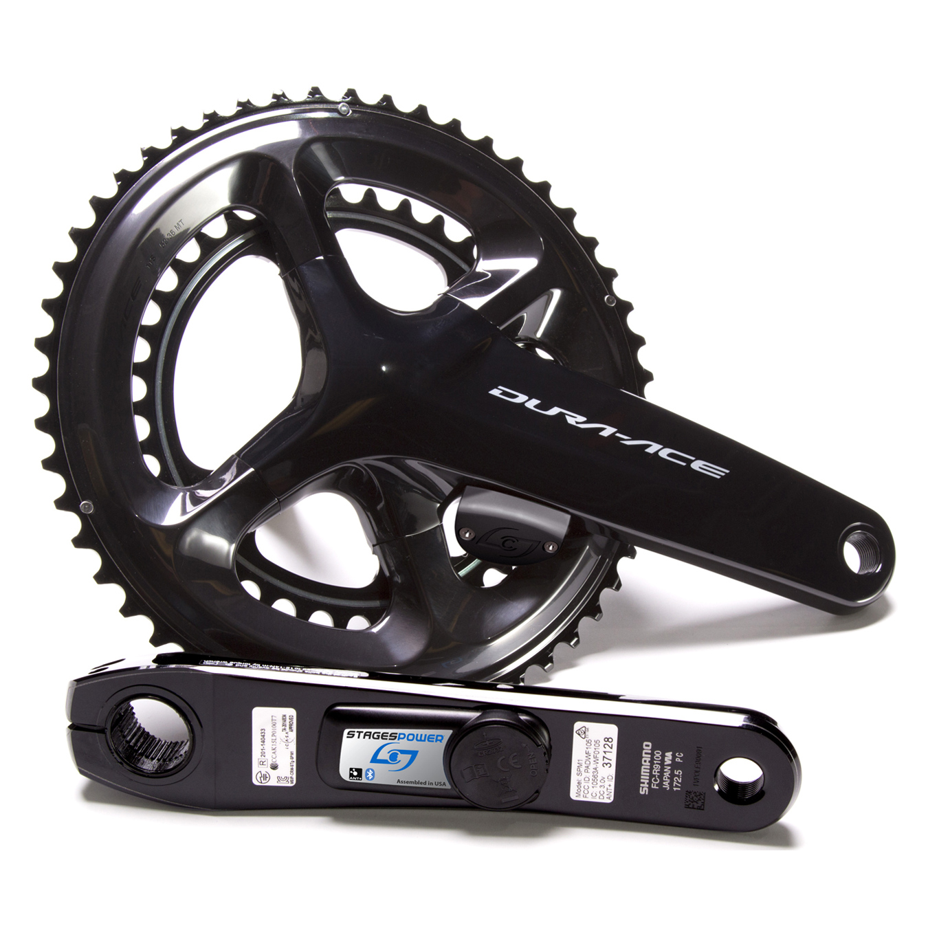 Picture of Stages Cycling Power LR Powermeter | Crankset by Shimano - Dura Ace R9100 | 2x11-speed
