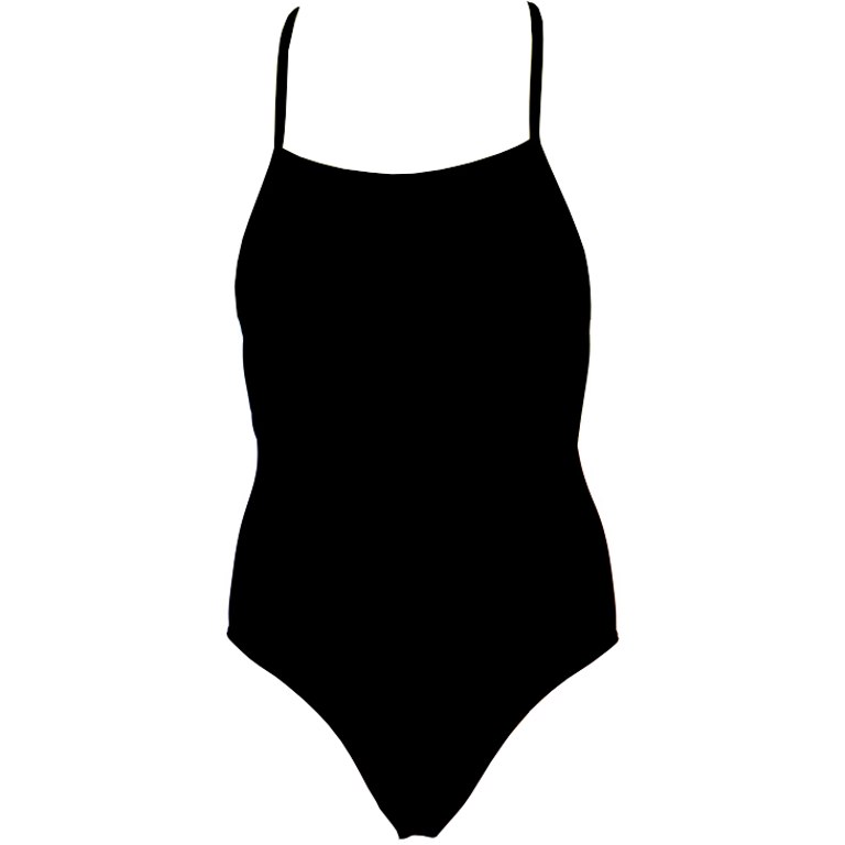 Produktbild von Funkita Strapped In Badeanzug Damen - Still Black Solid