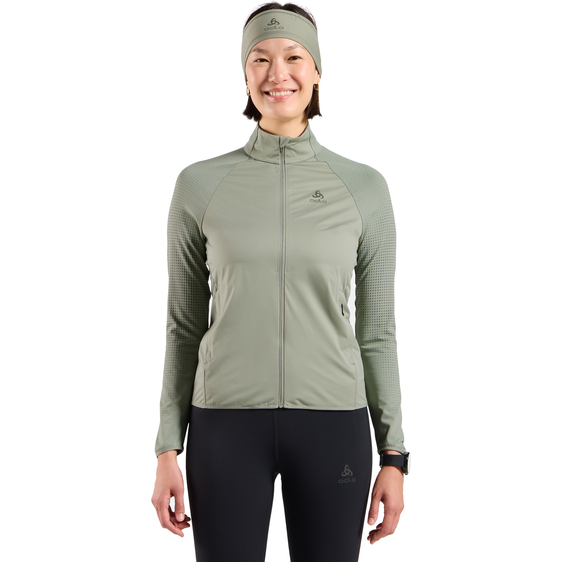 Odlo Zeroweight Warm Hybrid-Laufjacke Damen shadow BIKE24