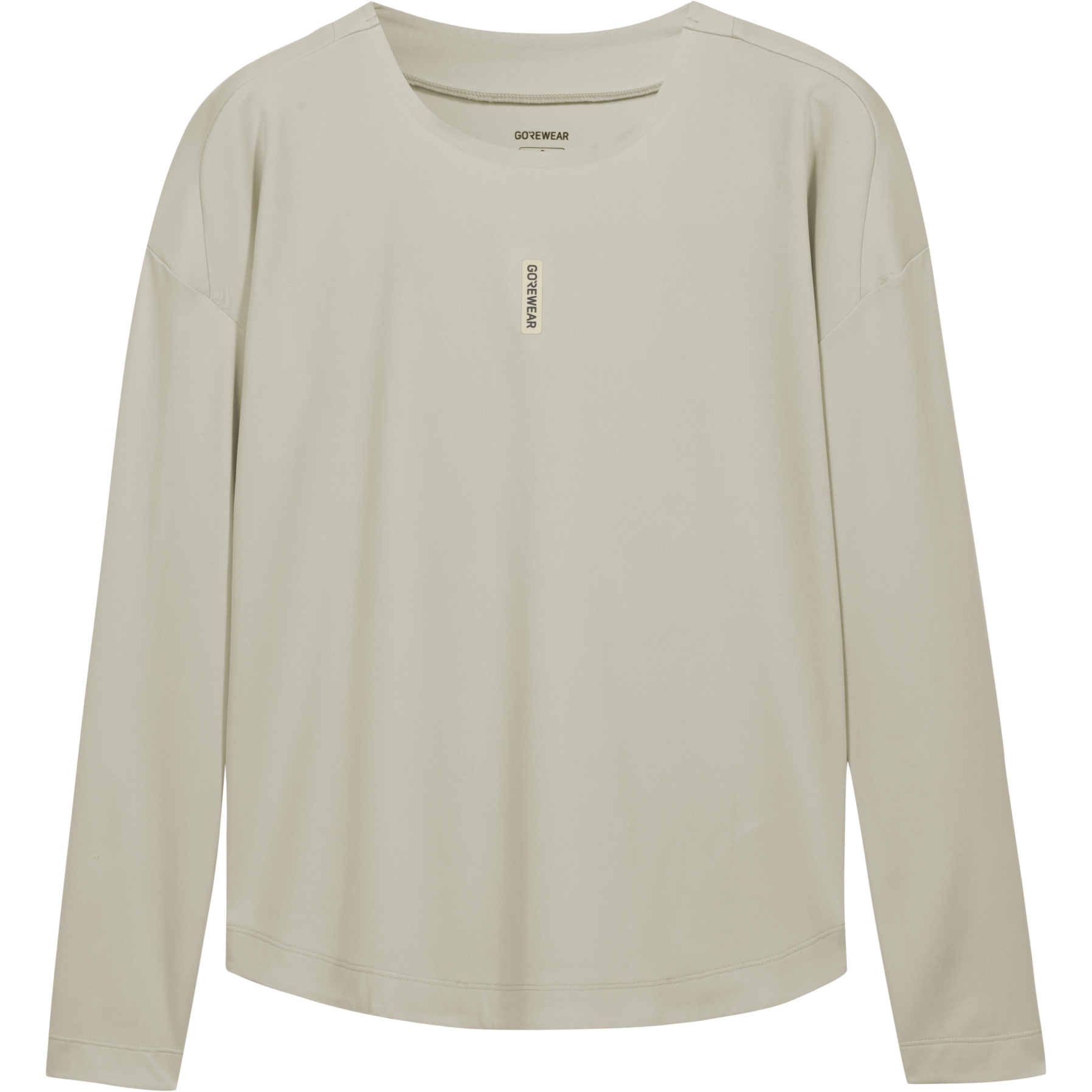 Женская футболка с длинным рукавом GOREWEAR Fernflow - tech beige BG00 beige