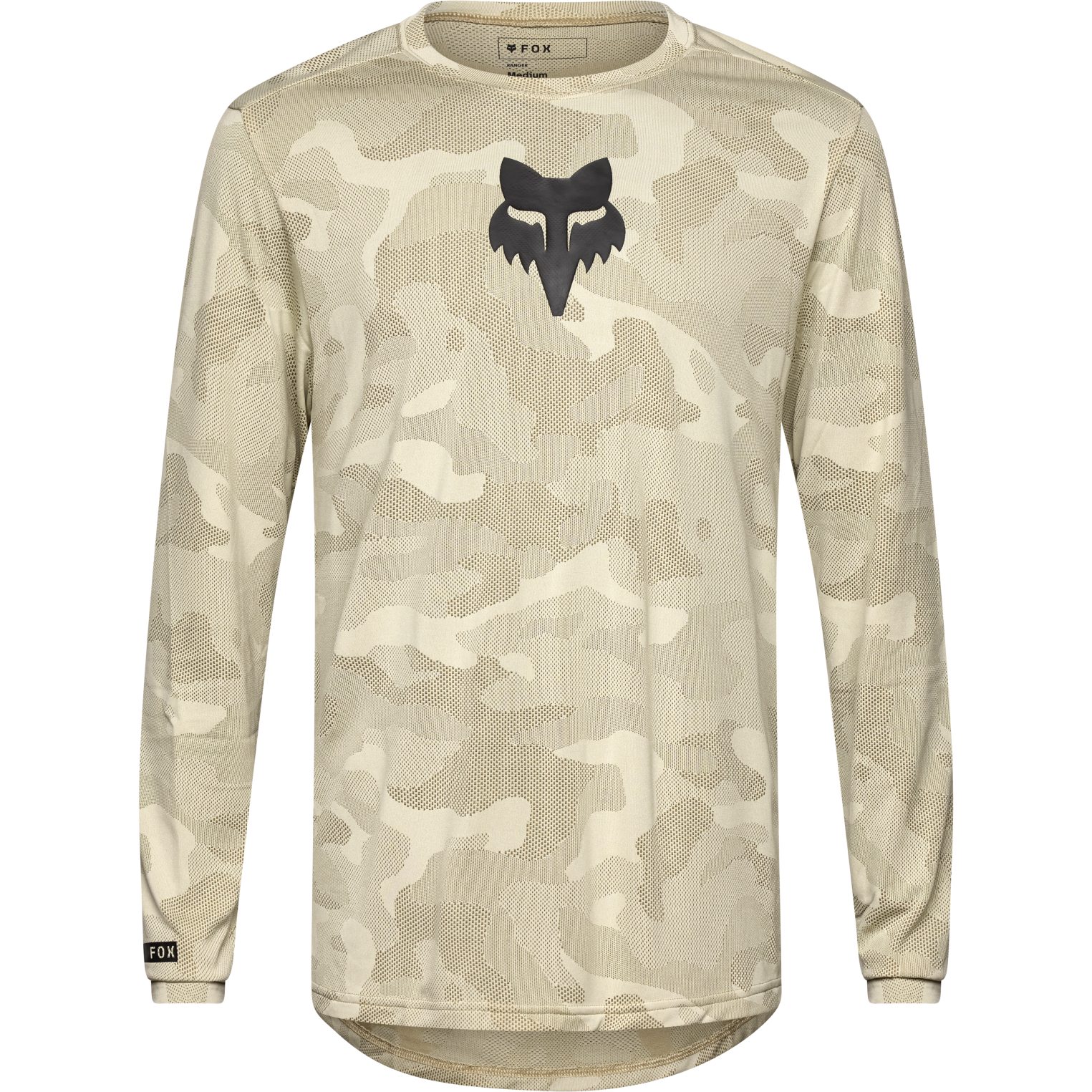 Fox Clothing Ranger Tru Dri Long Sleeve MTB Jersey In Grey