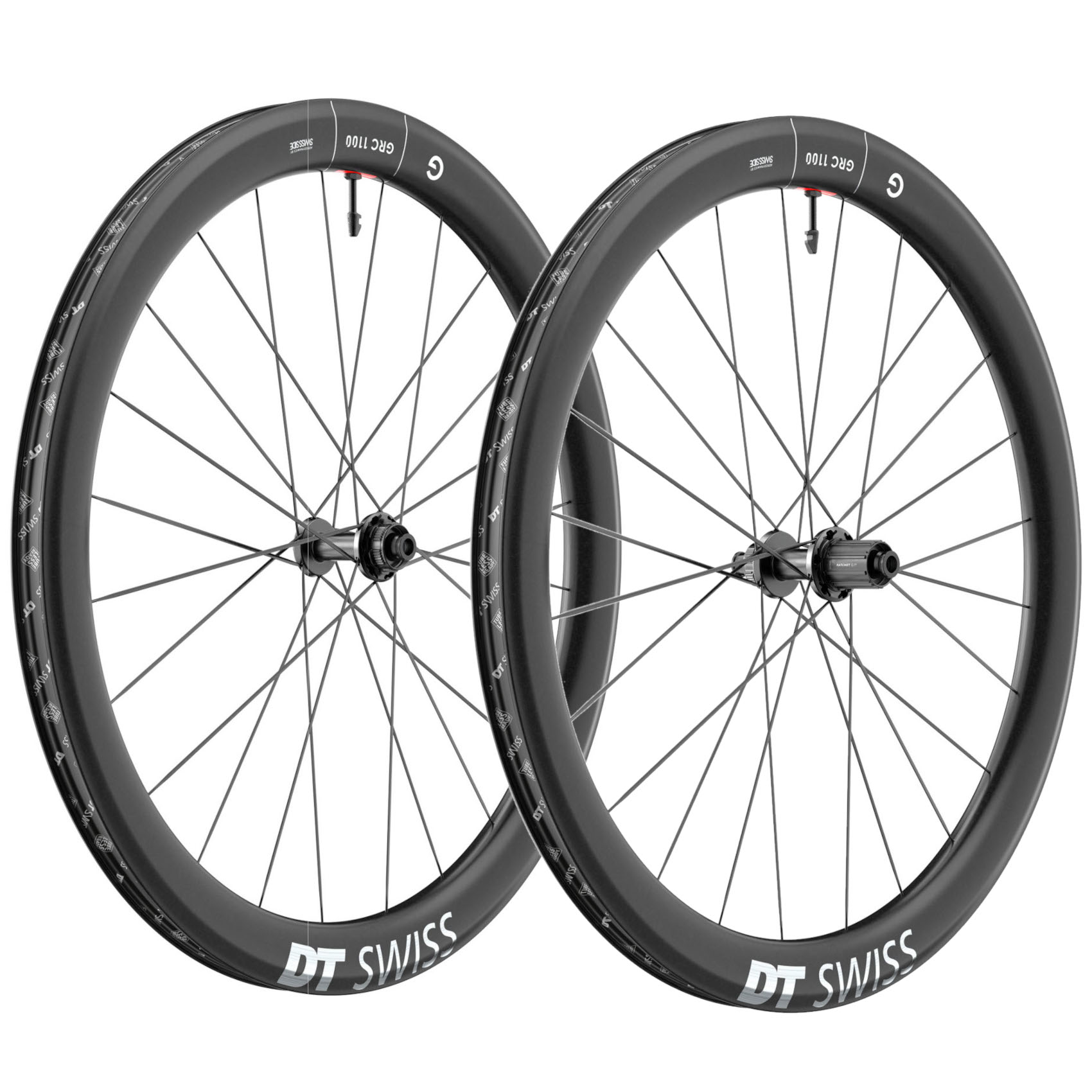 Zdjęcie: DT Swiss GRC 1100 DICUT 50 Wheelset - 28&quot; | Carbon | Centerlock - 12x100mm | 12x142mm - HG-L / XDR