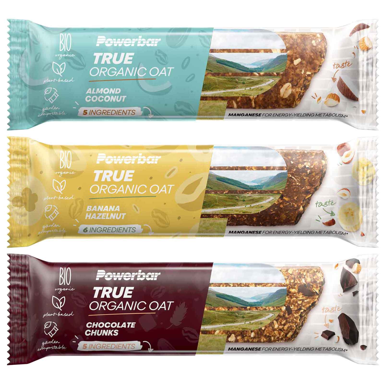 Picture of Powerbar TRUE ORGANIC Oat Bar with Carbohydrates - 6x40g
