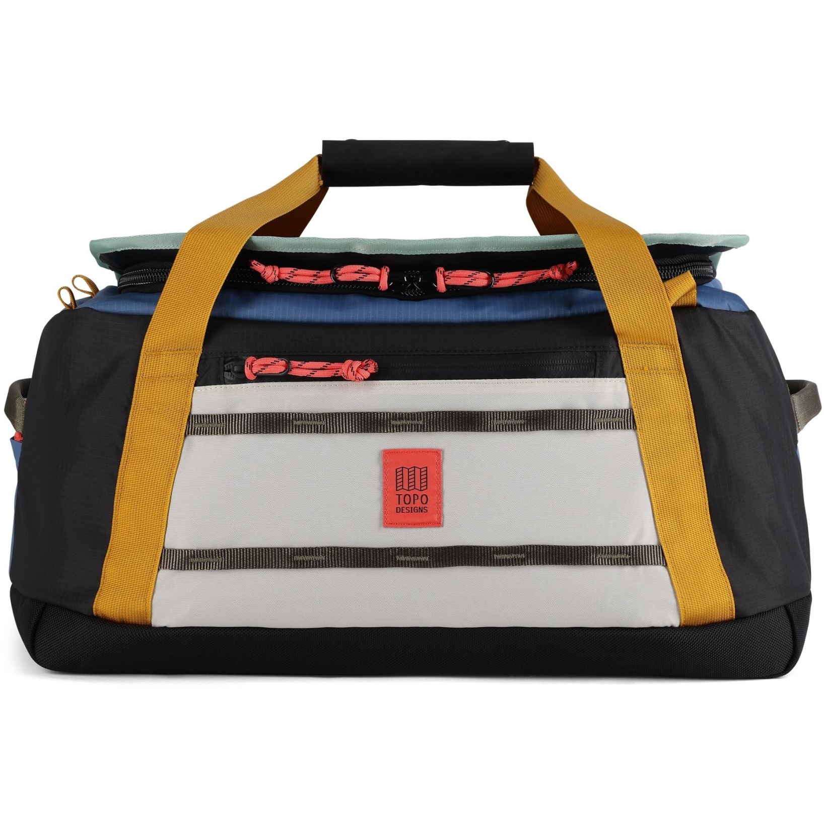 Produktbild von Topo Designs Mountain Duffel Reisetasche - 40L - Stone Blue/Bone White