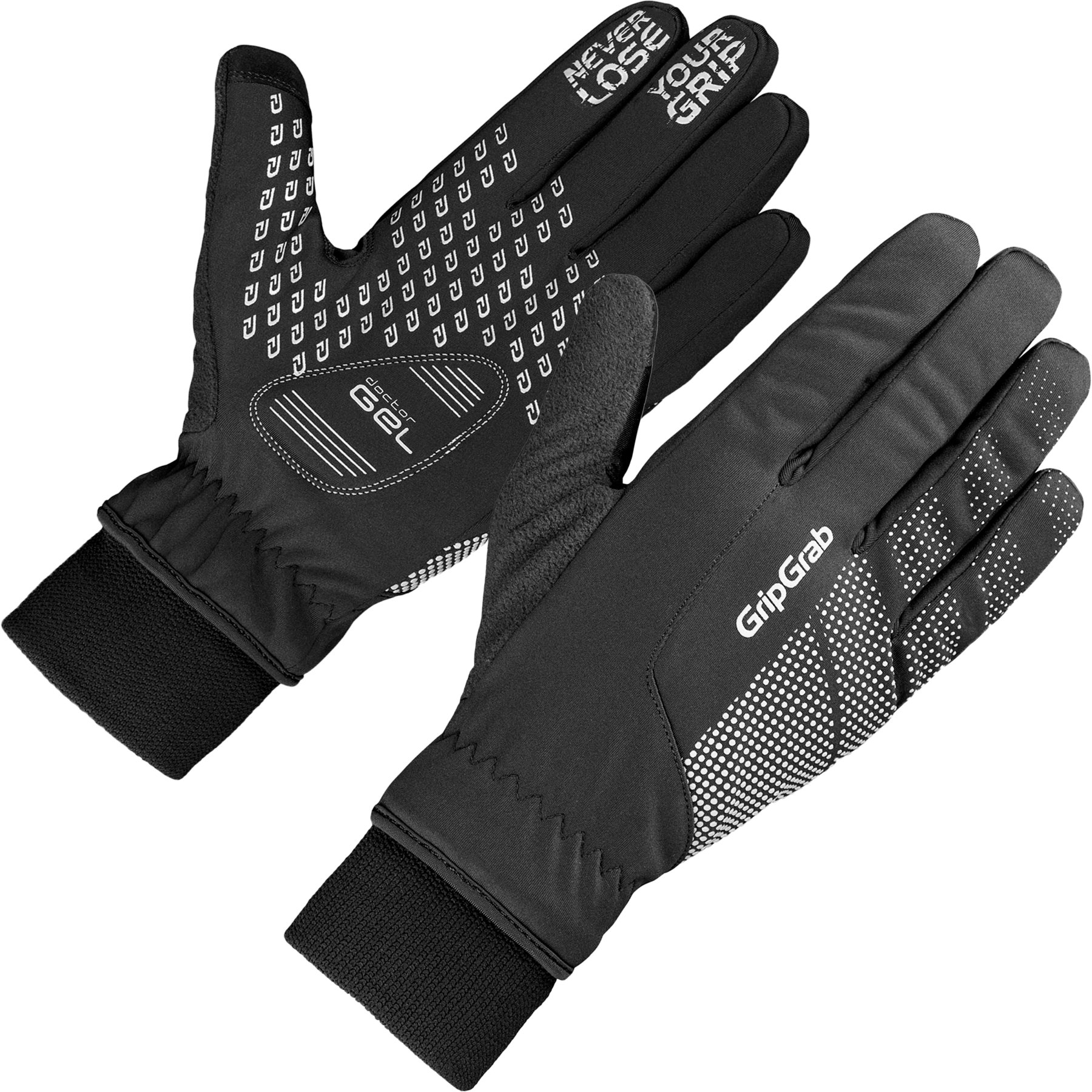 Produktbild von GripGrab Ride Winddichter Winter Handschuhe - Black