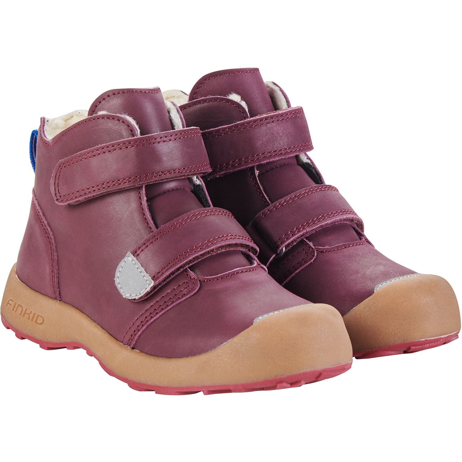 Picture of Finkid TASSU Kids Shoes - eggplant/beet red