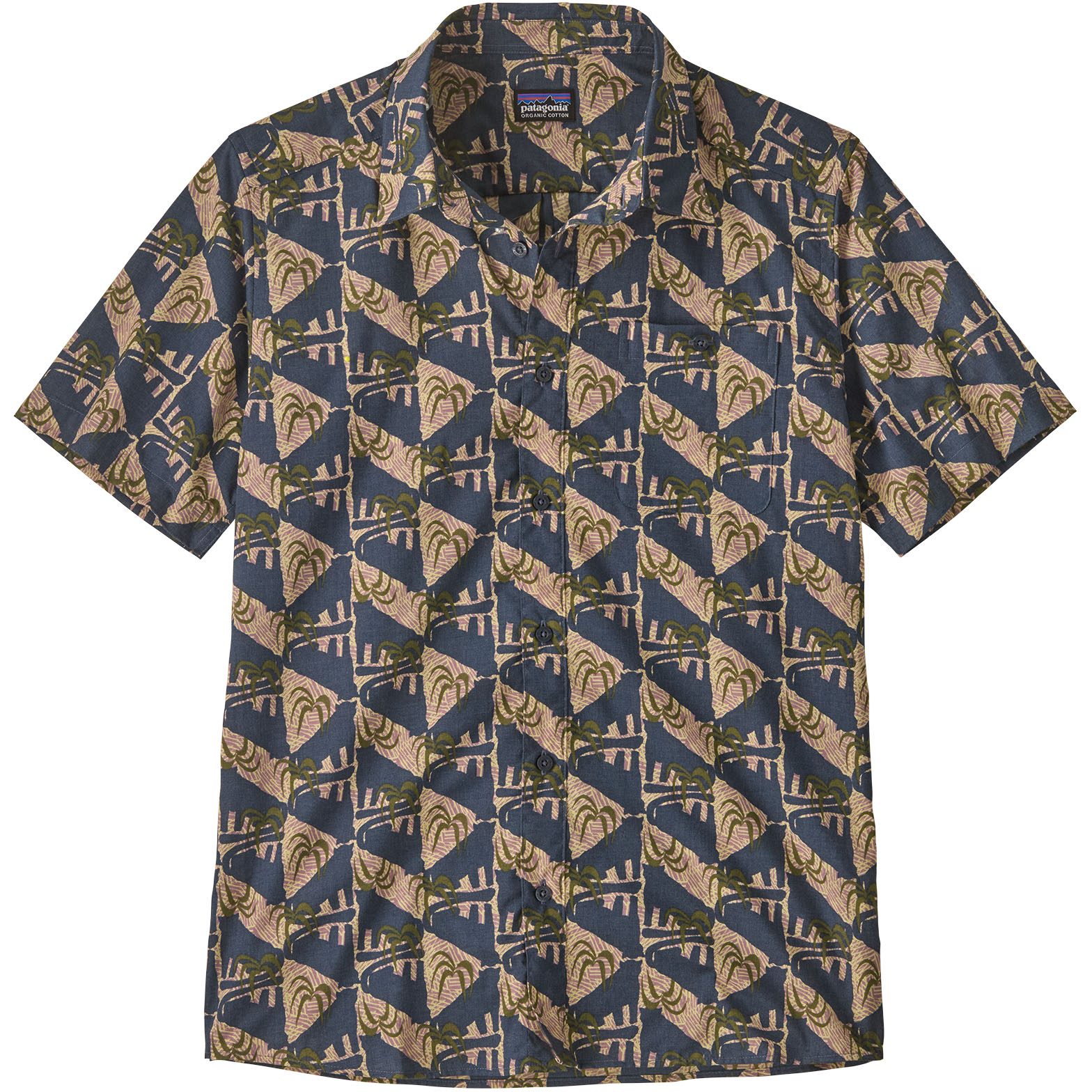 Patagonia Go To Shirt Men - Jaguar Geo: Dolomite Blue | BIKE24