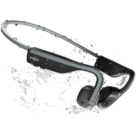 Shokz OpenMove Bone Conduction Sport Headphones - Slate Grey | BIKE24
