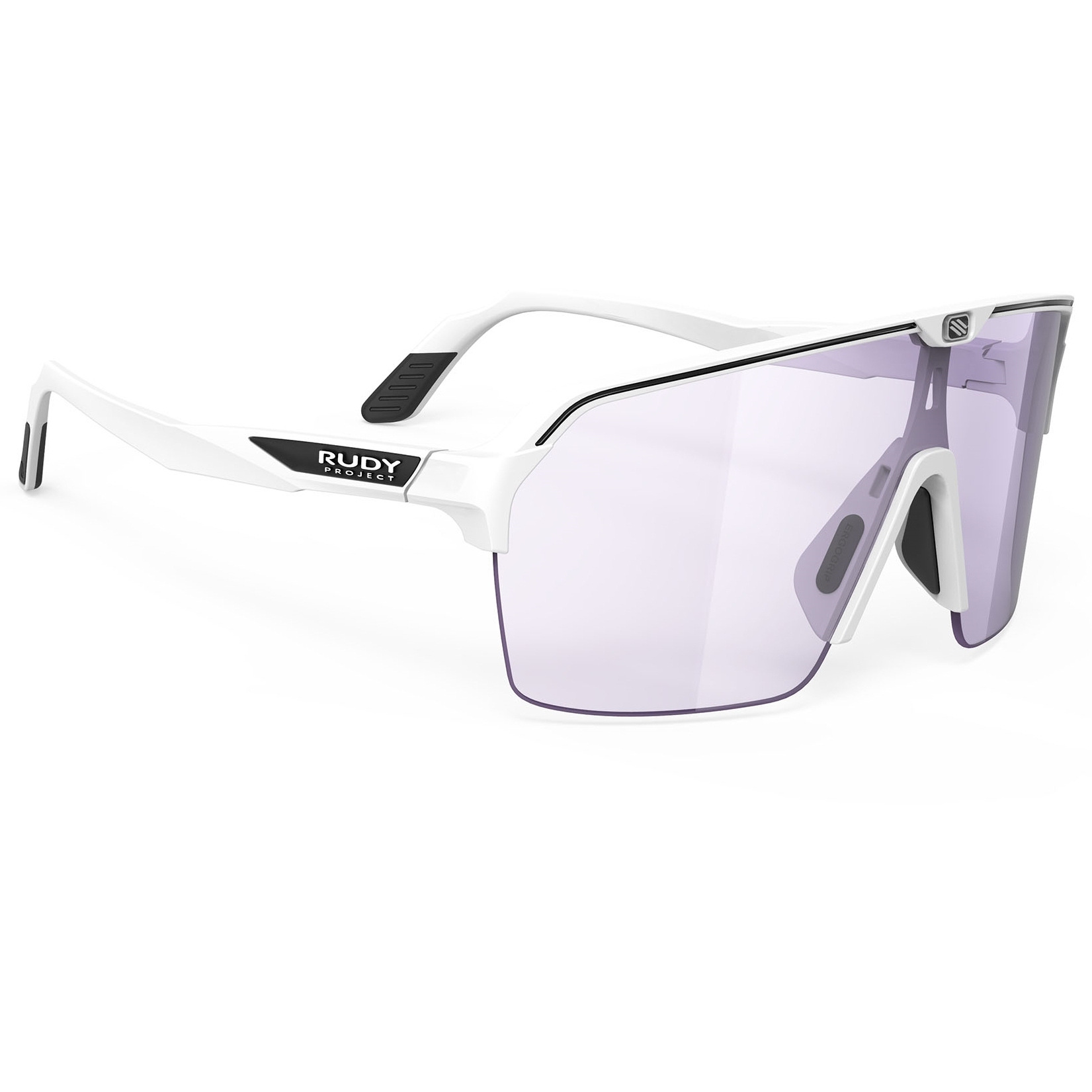 Picture of Rudy Project Spinshield Air Photochromic Glasses - White Matte/ImpactX 2 Laser Purple