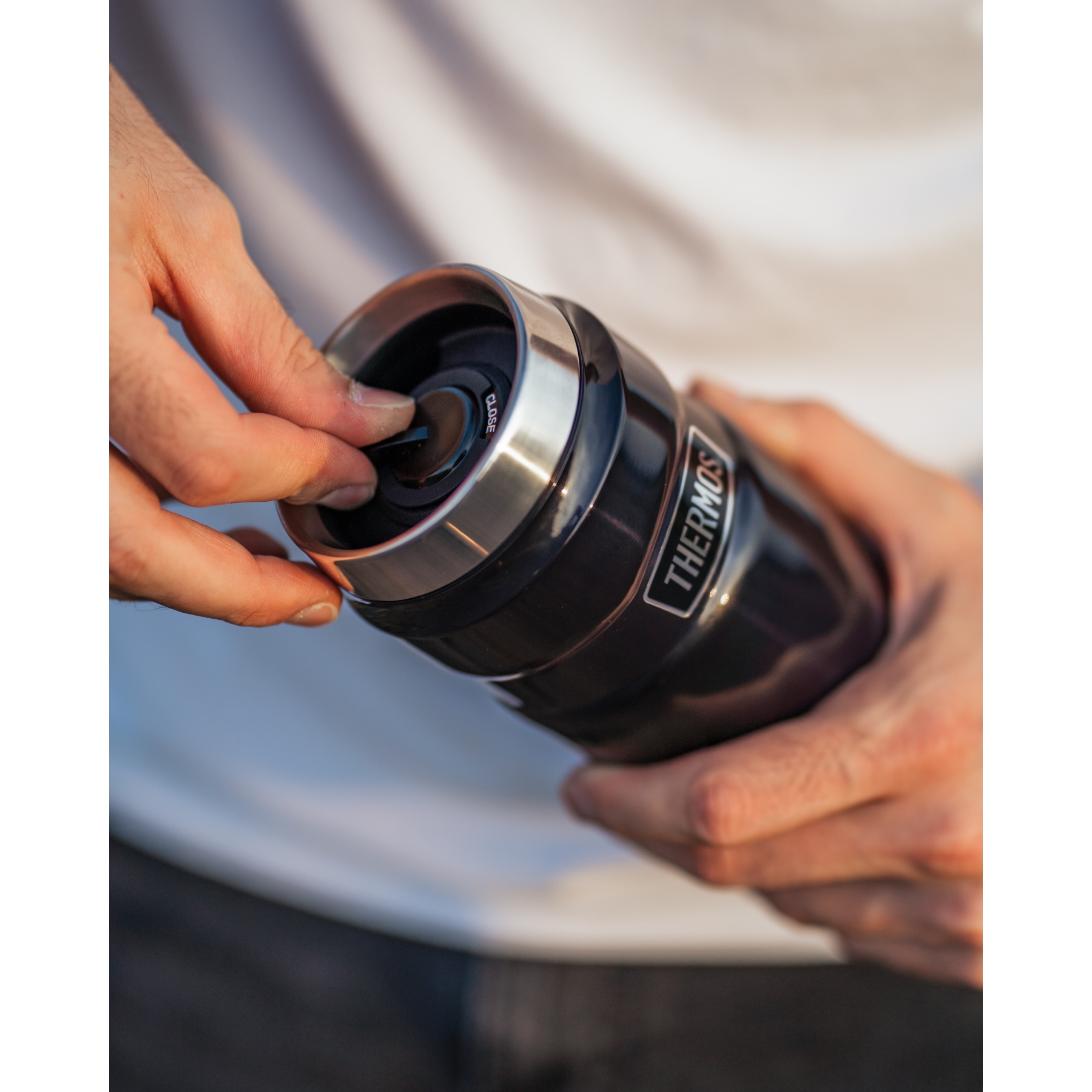 THERMOS® Stainless King Thermobecher 0.47L - midnight blue polished