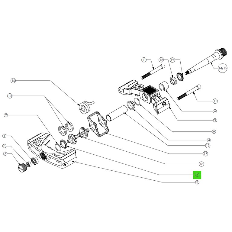 Pédales VTT automatiques Crankbrothers Eggbeater 3 Inox / Electric Blue Pédales VTT automatiques Crankbrothers Eggbeater 3 Inox / Electric Blue