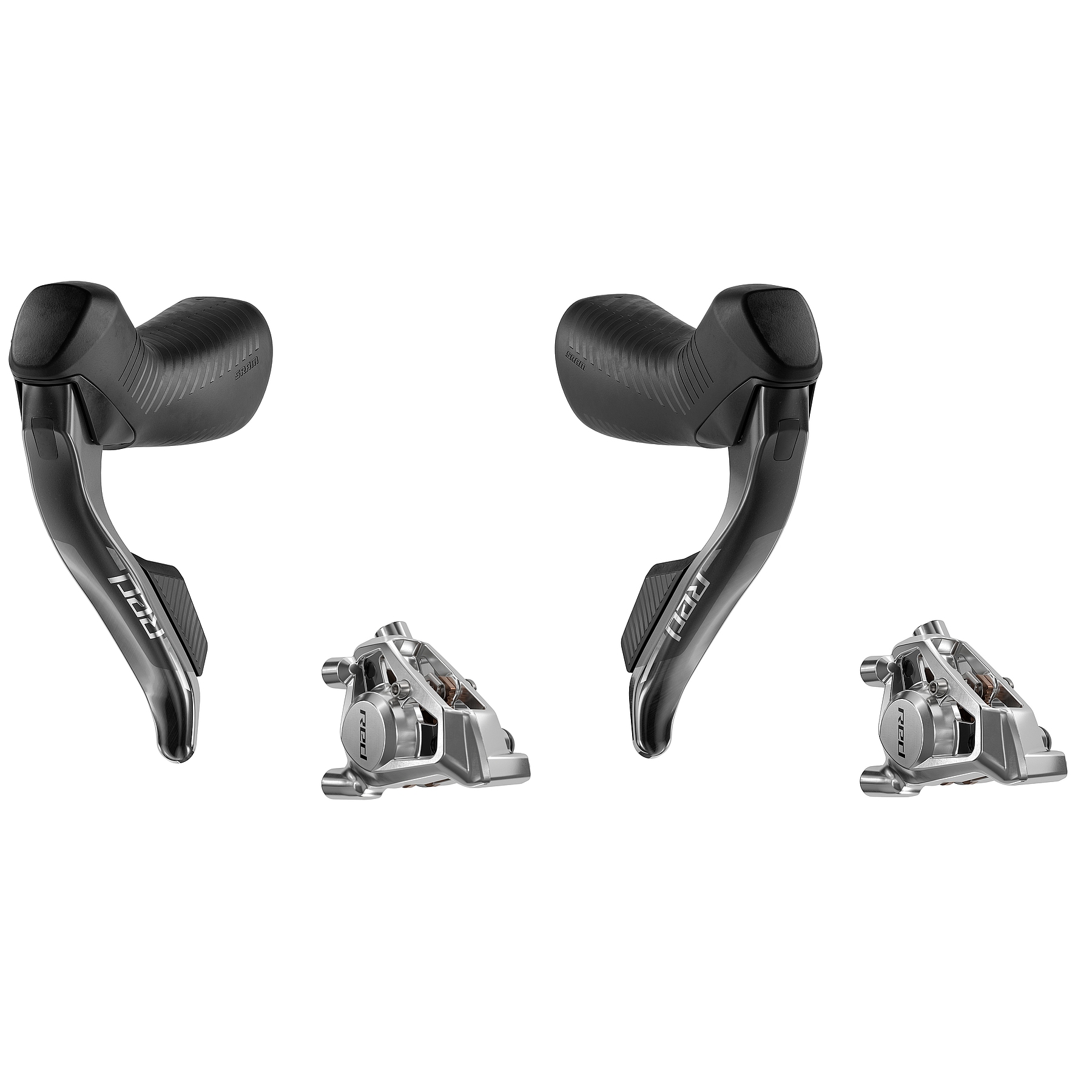 Picture of SRAM RED AXS HRD Shift-Brake Control + Hydraulic Disc Brake Set | Flat Mount | 2x12-speed | E1 - front left / rear right