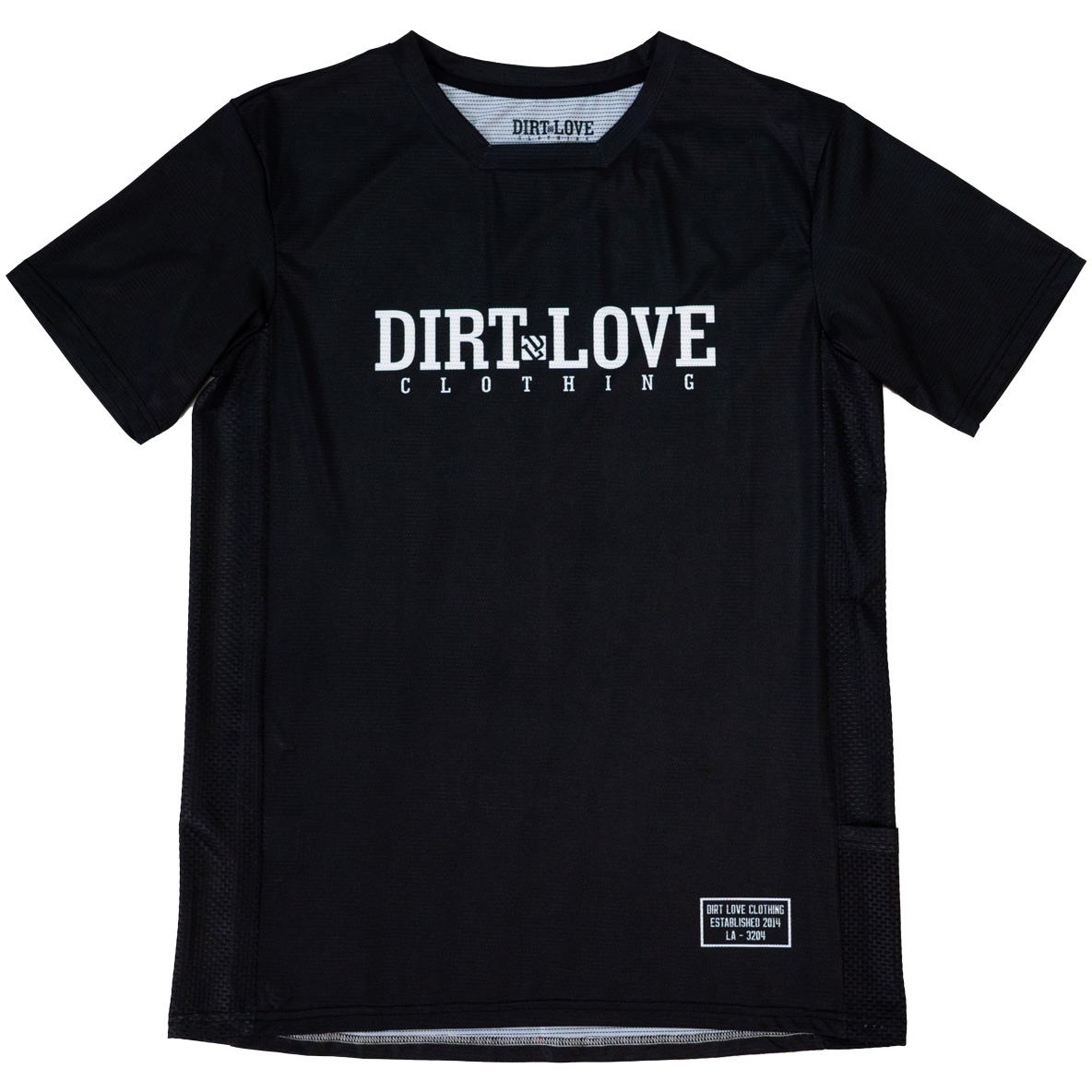 Picture of Dirt Love Recycled Polyester MTB Shirt - black