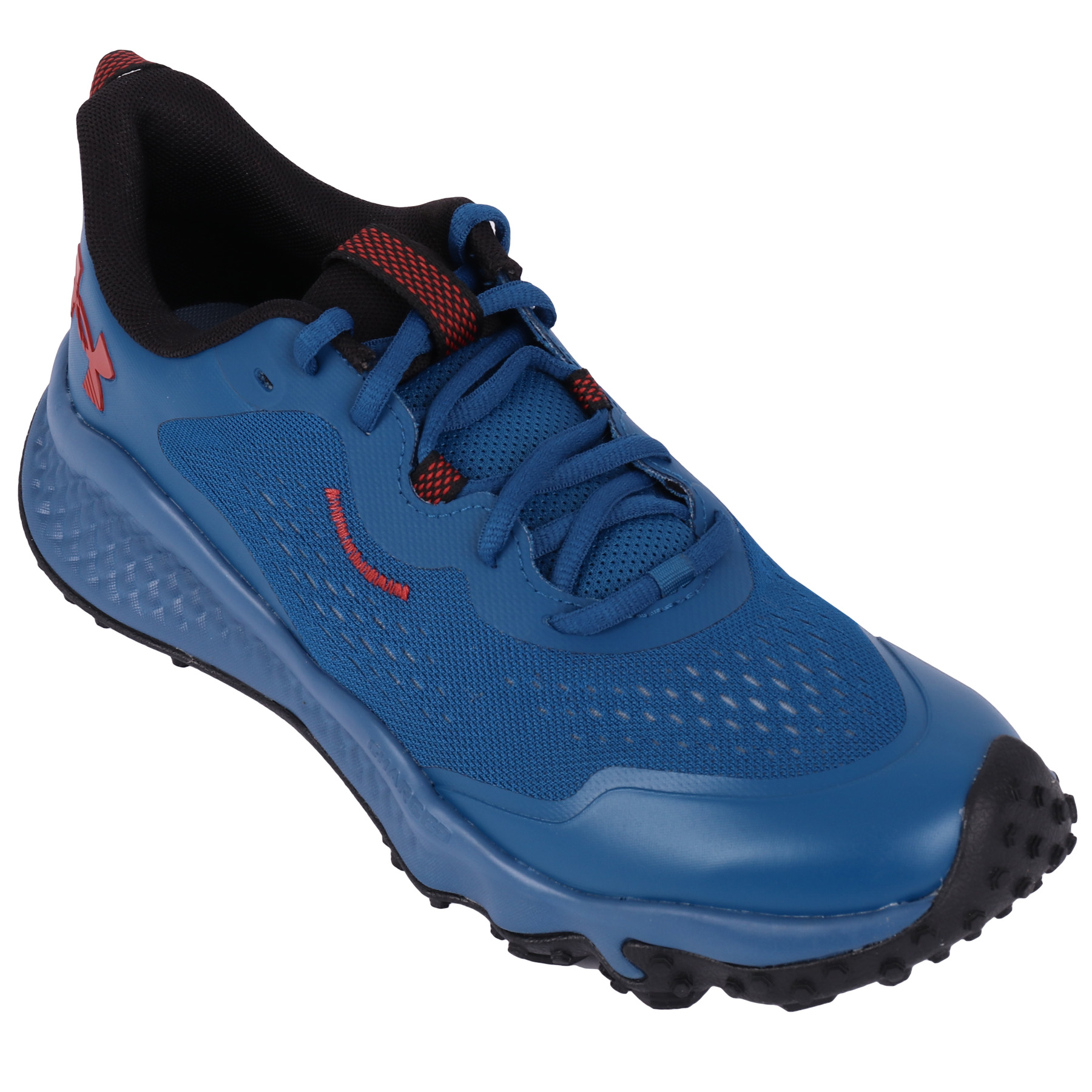 Picture of Under Armour Men&#039;s UA Charged Maven Trail Running Shoes - Varsity Blue/Varsity Blue/Heritage Red