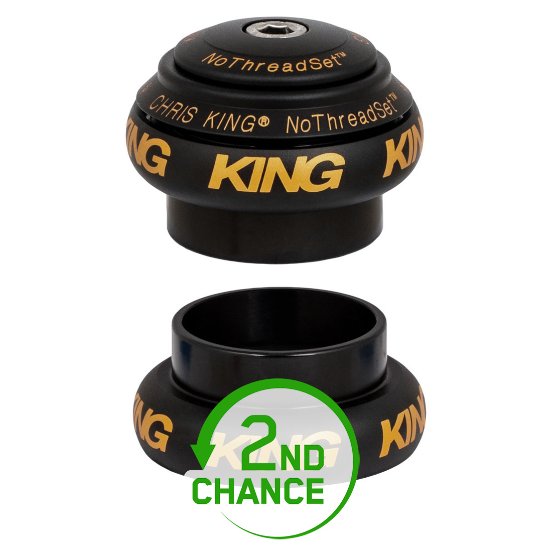 CHRIS KING GripLock NoThreaded ヘッドセット